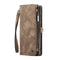 Caseme Geschikt voor Samsung Galaxy S24 Ultra hoes - Vintage 2 in 1 portemonnee - Bruin