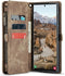 Caseme Geschikt voor Samsung Galaxy S24 Ultra hoes - Vintage 2 in 1 portemonnee - Bruin