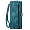 Caseme - iPhone 15 Pro Max - Vintage 2 in 1 portemonnee hoes - Lichtblauw