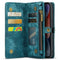 Caseme - iPhone 15 Pro Max - Vintage 2 in 1 portemonnee hoes - Lichtblauw