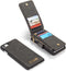 Caseme luxe portemonnee hoes Geschikt voor iPhone SE (2022 / 2020) / 8 / 7 / 6(s) zwart