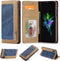 Caseme luxe wallet hoes - Geschikt voor iPhone XS Max - blauw