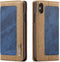 Caseme luxe wallet hoes - Geschikt voor iPhone XS Max - blauw