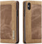 Caseme luxe wallet hoes - Geschikt voor iPhone XS Max - bruin
