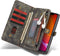 Caseme - vintage 2 in 1 portemonnee hoes - Geschikt voor iPhone 11 Pro - Grijs
