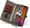 Caseme - vintage 2 in 1 portemonnee hoes - Geschikt voor iPhone 11 - Grijs