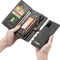 Caseme - vintage 2 in 1 portemonnee hoes - Geschikt voor Samsung Galaxy Note 20 - Zwart