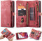 Caseme - vintage 2 in 1 portemonnee hoes - Geschikt voor Samsung Galaxy S20 FE- Rood