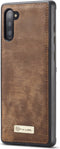 Caseme - vintage 2 in 1 portemonnee hoes - Geschikt voor Samsung Galaxy Note 10 - Bruin