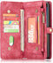 Caseme - vintage 2 in 1 portemonnee hoes - Geschikt voor Samsung Galaxy Note 10 - Rood