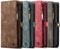 Caseme - vintage 2 in 1 portemonnee hoes - Geschikt voor Samsung Galaxy A80 - Rood