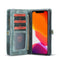 Caseme - vintage 2 in 1 portemonnee hoes - iPhone 11 Pro Max - Blauw