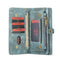 Caseme - vintage 2 in 1 portemonnee hoes - iPhone 11 Pro Max - Blauw