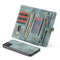 Caseme - vintage 2 in 1 portemonnee hoes - iPhone 11 Pro Max - Blauw