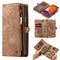 Caseme - vintage 2 in 1 portemonnee hoes - iPhone 11 Pro Max - Bruin