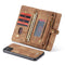 Caseme - vintage 2 in 1 portemonnee hoes - iPhone 11 Pro Max - Bruin