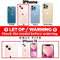 Caseme - vintage 2 in 1 portemonnee hoes - iPhone 13 - Blauw