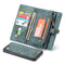 Caseme - vintage 2 in 1 portemonnee hoes - iPhone SE (2022 / 2020) / 8 / 7 / 6(s) - Blauw