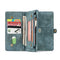Caseme - vintage 2 in 1 portemonnee hoes - iPhone SE (2022 / 2020) / 8 / 7 / 6(s) - Blauw