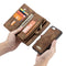 Caseme - vintage 2 in 1 portemonnee hoes - iPhone SE (2022 / 2020) / 8 / 7 / 6(s) - Bruin