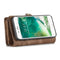 Caseme - vintage 2 in 1 portemonnee hoes - iPhone SE (2022 / 2020) / 8 / 7 / 6(s) - Bruin