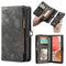 Caseme - vintage 2 in 1 portemonnee hoes - Samsung Galaxy A72 - Zwart