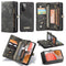 Caseme - vintage 2 in 1 portemonnee hoes - Samsung Galaxy A72 - Zwart