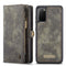 Caseme - vintage 2 in 1 portemonnee hoes - Samsung Galaxy S20 - Grijs
