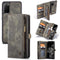 Caseme - vintage 2 in 1 portemonnee hoes - Samsung Galaxy S20 - Grijs