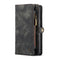 Caseme - Vintage 2 in 1 portemonnee hoes - Samsung Galaxy S21 FE - Zwart