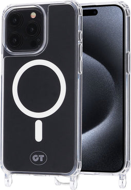 Casetastic Base Case geschikt voor geschikt voor MagSafe Compatible Apple iPhone 15 Pro Max Clear