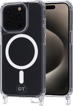 Casetastic Base Case geschikt voor geschikt voor MagSafe Compatible Apple iPhone 15 Pro Clear