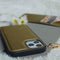 Casetastic Clutch geschikt voorApple iPhone 12/12 Pro - Goud Groen