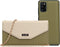 Casetastic Clutch geschikt voorSamsung Galaxy A41 - Goud Groen