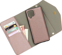 Casetastic Clutch geschikt voorSamsung Galaxy A42 5G - Roze