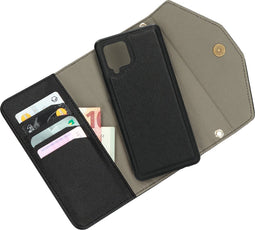 Casetastic Clutch geschikt voorSamsung Galaxy A42 5G - Zwart