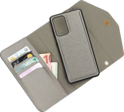 Casetastic Clutch geschikt voorSamsung Galaxy A52 Samsung Galaxy A52 5G - Goud Zilver