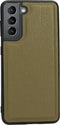 Casetastic Clutch geschikt voorSamsung Galaxy S21 - Goud Groen