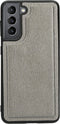 Casetastic Clutch geschikt voorSamsung Galaxy S21 - Goud Zilver