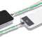 Casetastic lanyard telefoonkoord gemaakt met echte Zoetzeeparels en kralen - Stevige duurzame haak - 125cm - Groen