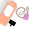 Casetastic lanyard telefoonkoord gemaakt met kralen - Stevige duurzame haak - 125cm - Meerkleurig
