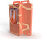 Casetastic lanyard telefoonkoord gemaakt met kralen - Stevige duurzame haak - 125cm - Oranje