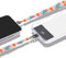 Casetastic lanyard telefoonkoord gemaakt met kralen - Stevige duurzame haak - 125cm - Meerkleurig