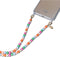 Casetastic lanyard telefoonkoord gemaakt met kralen - Stevige duurzame haak - 125cm - Meerkleurig