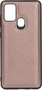 Casetastic Saffiano Backcover geschikt voor Samsung Galaxy A21s - Roze