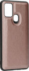 Casetastic Saffiano Backcover geschikt voor Samsung Galaxy A21s - Roze