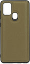 Casetastic Saffiano Backcover geschikt voor Samsung Galaxy A21s - Groen