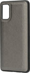 Casetastic Saffiano Backcover geschikt voor Samsung Galaxy A41 - Zilver