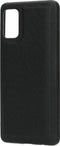 Casetastic Saffiano Backcover geschikt voor Samsung Galaxy A41 - Zwart