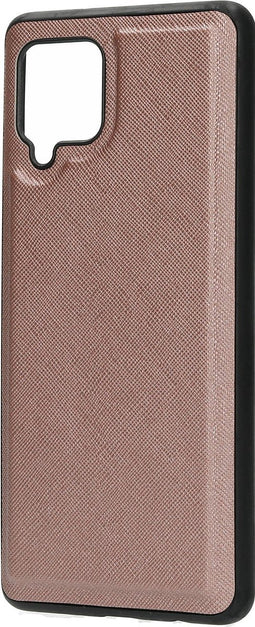 Casetastic Saffiano Backcover geschikt voor Samsung Galaxy A42 5G - Roze